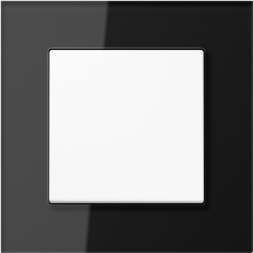 Рамка Jung LS Plus Черное стекло 1 пост LSP981GLSW