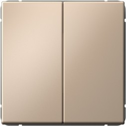 Кнопка двухклавишная НО (Песочный) Schneider Electric Systeme Art Gallery GAL001217