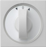 0666015 Накладка с ручкой для жалюзи серый матовый Gira