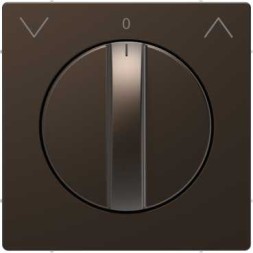 Центральная накладка Merten D-Life мокко для поворотного механизма рольставней MTN3875-6052