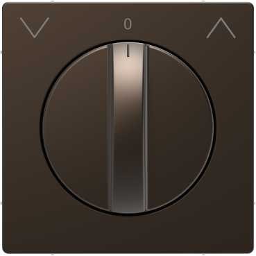 Центральная накладка Merten D-Life мокко для поворотного механизма рольставней MTN3875-6052