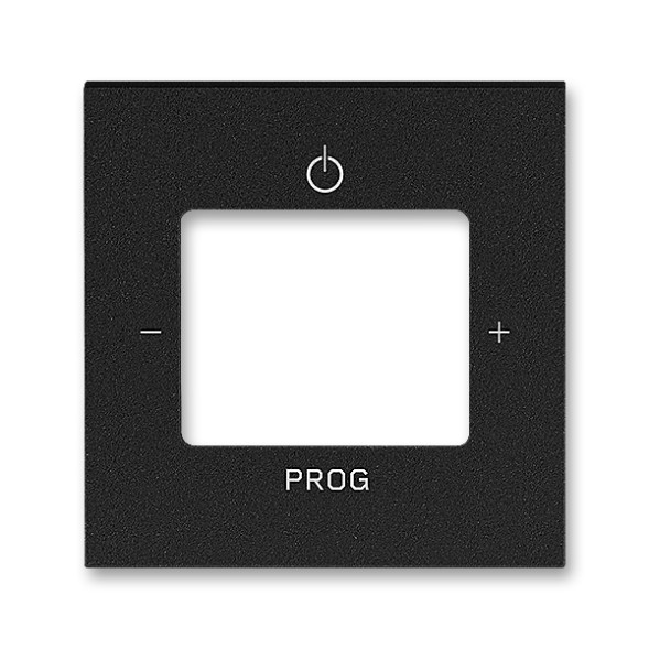 Накладка ABB Levit антрацит для механизмов FM радио / Busch-iNet радио / Bluetooth радио 2CHH704020A4063 3299H-A40200 63