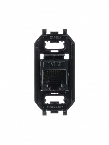 Разъём телекоммуникационный ABB на 8 контактов категория 5 тип RJ45 2CLA201850A1001 2018.5