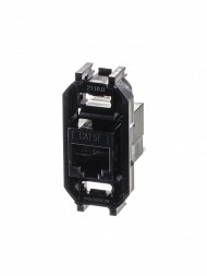 Разъём телекоммуникационный ABB на 8 контактов категория 5 тип RJ45 2CLA201850A1001 2018.5