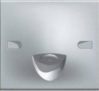 Вывод кабеля Bticino Axolute Алюминий 20A с нерасплавляющейся лицевой панелью HC4955/20