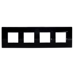 Рамка Bticino Axolute Квадрат Nighter 2+2+2+2 модуля HA4802M4HVNB
