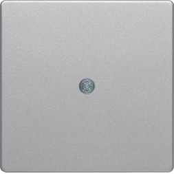 Центральная панель Berker R.1 Berker Q.1 алюминиевый с эффектом бархата, для VDo-розеток и кабельного вывода 10196084