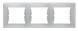 Рамка Schneider Electric Sedna Алюминий 3 поста SDN5800560