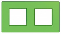 Рамка Schneider Electric Unica Quadro Киви 2 поста MGU4.704.28