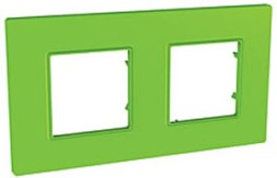Рамка Schneider Electric Unica Quadro Киви 2 поста MGU4.704.28