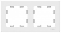 Рамка Schneider Electric Atlasdesign Белый 2 поста ATN000102