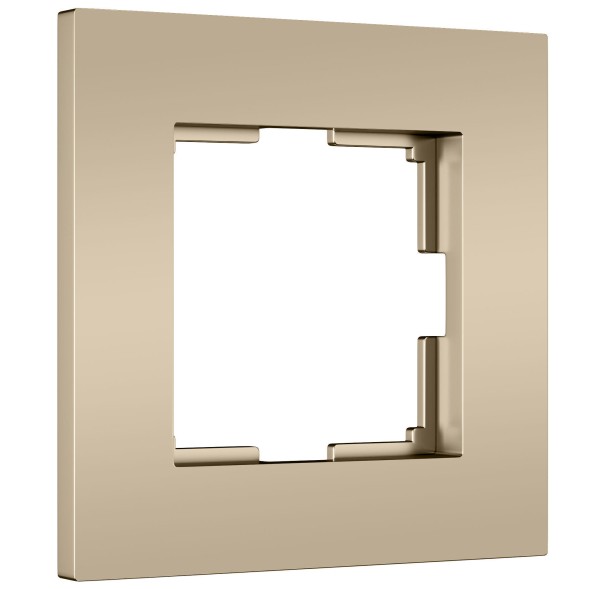 Рамка на 1 пост Slab (шампань софт) Werkel W0012911