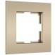 Рамка на 1 пост Slab (шампань софт) Werkel W0012911