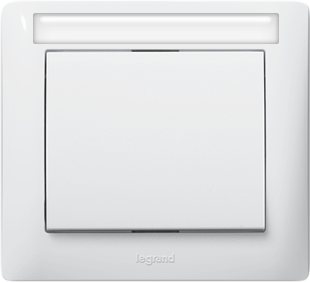 Рамка Legrand Galea Life Белый с держателем этикеток 1 пост 771013