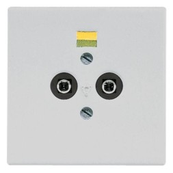 Розетка Jung LS серия Светло-серый для выравнивания потенциалов LS965-2LG