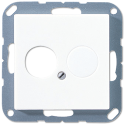 Крышка Jung A серия белая для 2-х гнезд A562WW