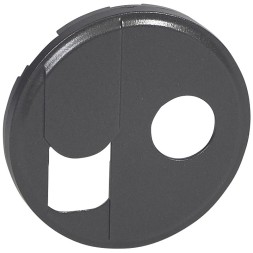 Накладка Legrand Celiane Графит розетки RJ-TV 067939