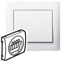 Лицевая панель Legrand Galea Life белая для розетки акустической двойной 771025