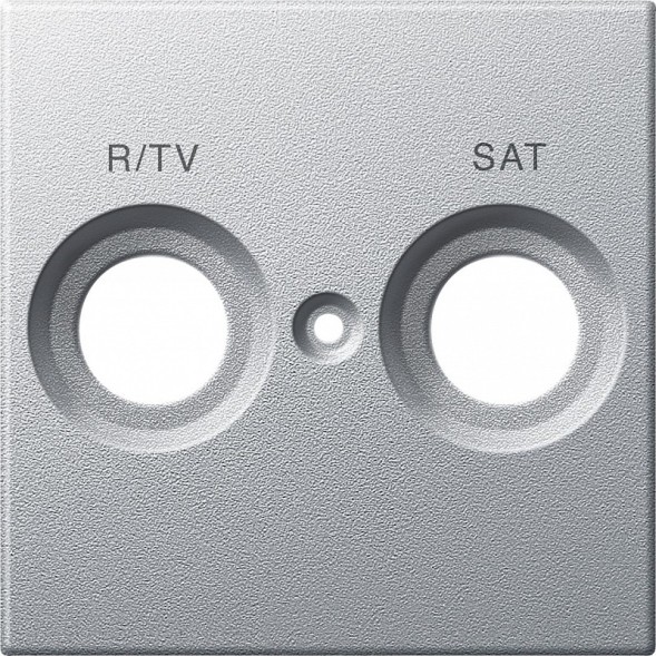 Центральная плата Merten M-серия алюминий с маркировкой R/TV И SAT MTN299260