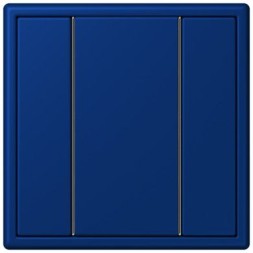 Кнопочный модуль КNX Jung Les Couleurs® Le Corbusier bleu outremer fonce F 50 с одной парой кнопок LC501TSA4320T