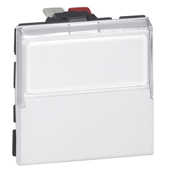 Кнопка Переключатель Legrand Mosaic 6A, с держателем этикеток 077043