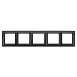Рамка Jung ECO Profi Deco черный матовый 5 поста EPD485SWM