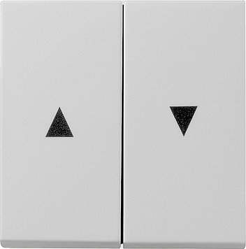 0294015 Двойная клавиша для жалюзи со стрелками, серый матовый Gira