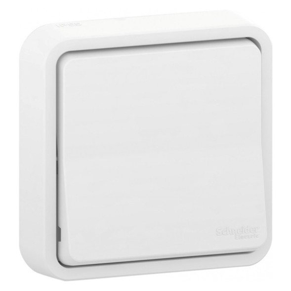 Переключатель Schneider Electric IP55 скрытой установки Mureva Styl Белый MUR39721