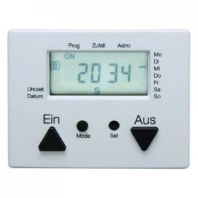 Таймер Berker Arsys полярная белизна с блеском с дисплеем и подключением датчика 17380069