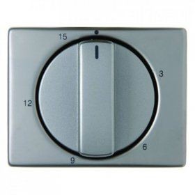 Центральная панель Berker R.1 Berker Arsys нержавеющая сталь с регулировкой для механических таймеров 16340104