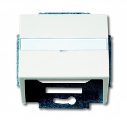 Накладка с суппортом ABB белый бархат 2CKA001724A4307 1758-884