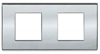 NT4802/2CR LivingLight Рамка на 2+2 модуля Хром Bticino
