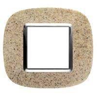 Рамка Bticino Axolute Рамка овал corian sandstone 2м HB4802CSD