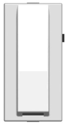 Вывод кабельный ABB Zenit серебристый одномодульный 2CLA210700N1301 N2107 PL