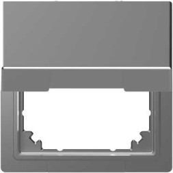 Адаптер Merten D-Life нержавеющая сталь с крышкой для интеграции system m MTN4081-6036