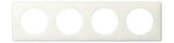 Рамка Legrand Celiane Классика Белый глянец 4 поста 066634