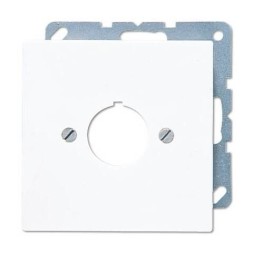 Крышка Jung LS серия белая для установки специальных гнезд D 22.5 мм LS964WW