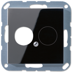 Крышка Jung A серия черная для 2-х гнезд A562SW