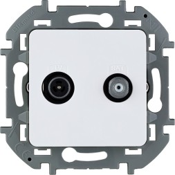 Розетка TV/SAT &quot;звезда&quot; Белый Legrand INSPIRIA 673880