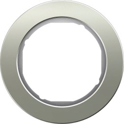 Рамка Berker R.Classic Полярная белизна, нержавеющая сталь 1 пост 10112014