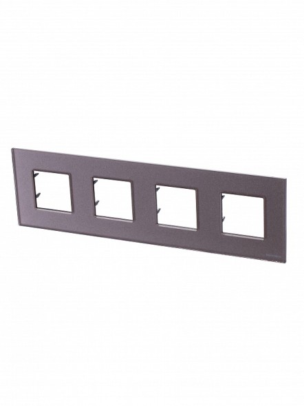 Рамка ABB Zenit Брызги шампанского 4 поста 2CLA227400N3901 N2274 CH