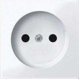 Центральная плата Merten M-серия активный белый для механизм розетки без заземленным контакта MTN2030-0325