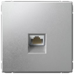 Розетка информационная RJ45 категория 6a (Алюминий) Schneider Electric Systeme Art Gallery GAL000386