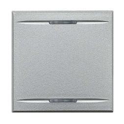 Axolute Клавиши без символа – 2 модуля, алюминий Bticino HC4911/2