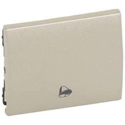 Клавиша Legrand Galea Life титан с пиктограммой "Звонок" 771446