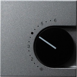 Накладка для регулятора температуры пола Gira Event Алюминий 149626