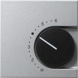 Накладка для регулятора температуры пола Gira Event Алюминий 149626