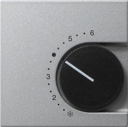 Накладка для регулятора температуры пола Gira Event Алюминий 149626