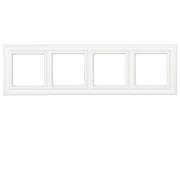 Рамка Jung ECO Profi Deco белый матовый 4 поста EPD484WWM