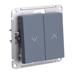 2-клавишный ВЫКЛЮЧАТЕЛЬ ДЛЯ ЖАЛЮЗИ, 2х сх.4, 10А, механизм, быстрозажим. клем., ГРИФЕЛЬ Schneider Electric Art Gallery GAL000719S